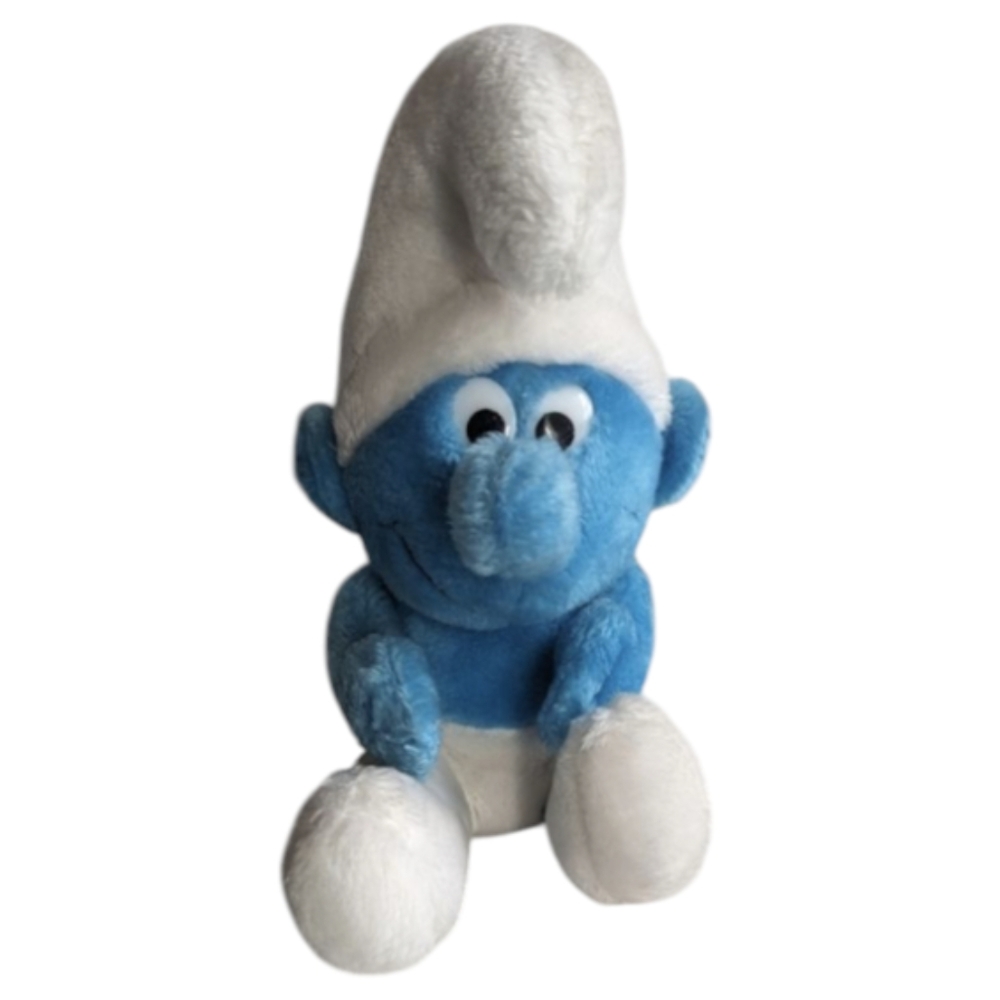 Vintage Stuffed Smurf Plushie Toy 1979 Peyo